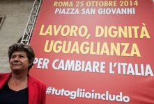 Susanna Camusso - Manifestazione 25 ottobre 2014