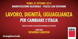 Manifestazione Nazionale del 25 Ottobre 2014